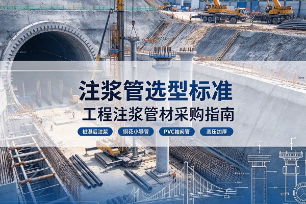 屯溪注浆管选型标准