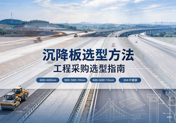 屯溪沉降板选择方法