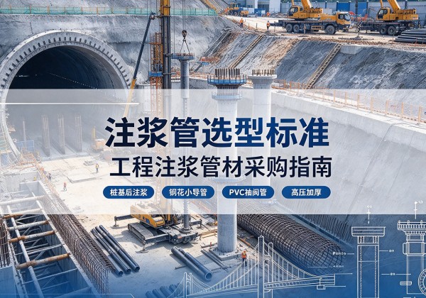 屯溪注浆管选型标准